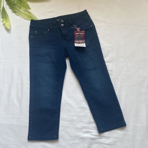 ⭐️nwt Suko Jeans High Waisted Stretch Denim Capris - Lift & Contour⭐️ - Picture 2 of 9